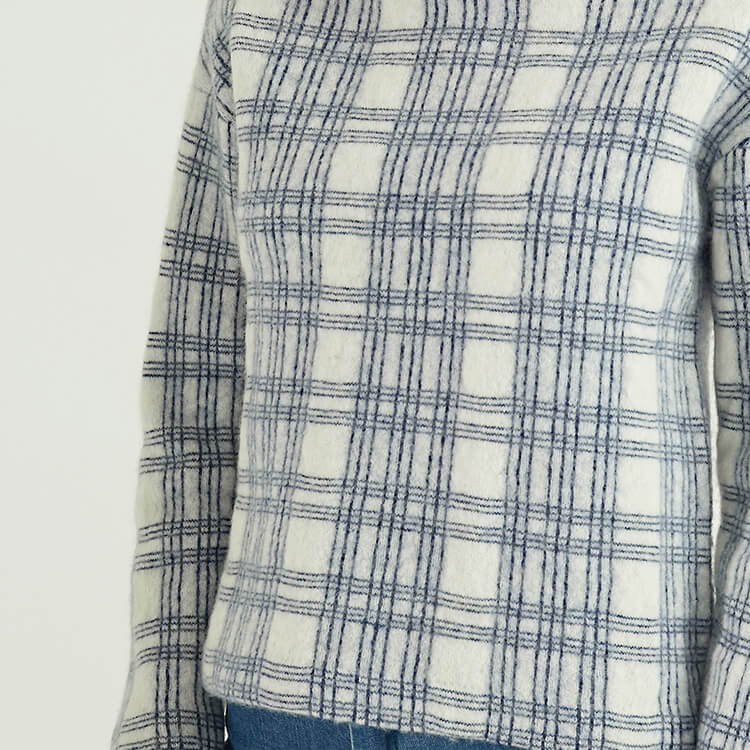 Plaid New Simple And Advanced Custom Hoodie Printing Sweatshirt Women Pullover