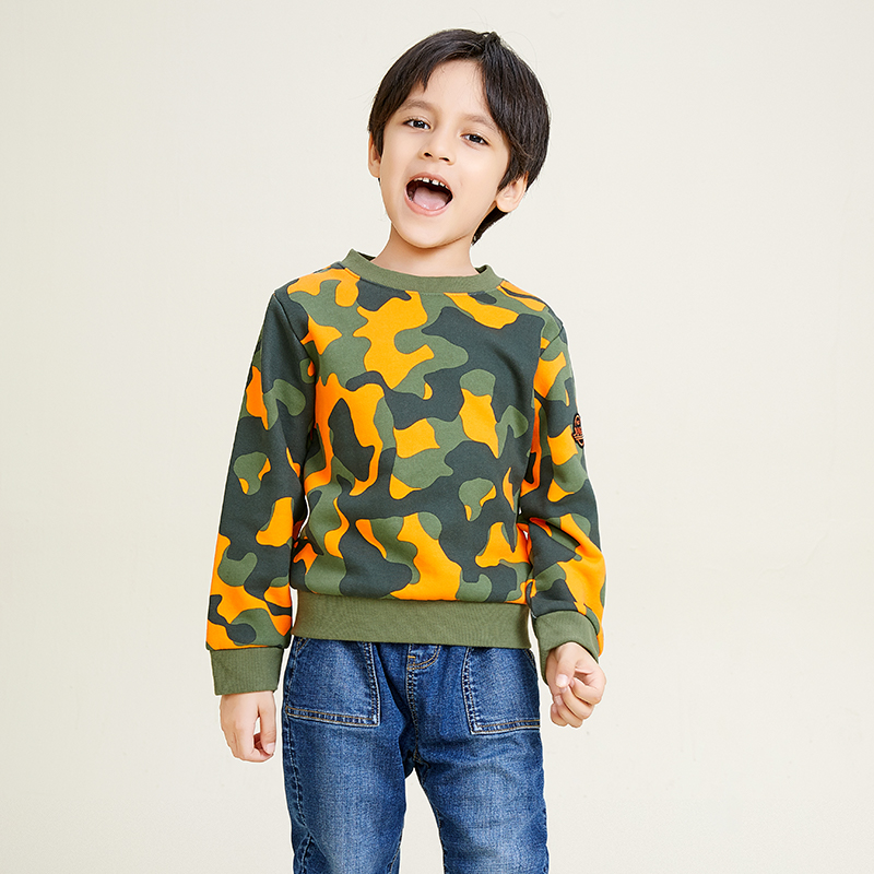 Crew Neck Knitted Boys\' Design Simple Multicolor Custom Pullover